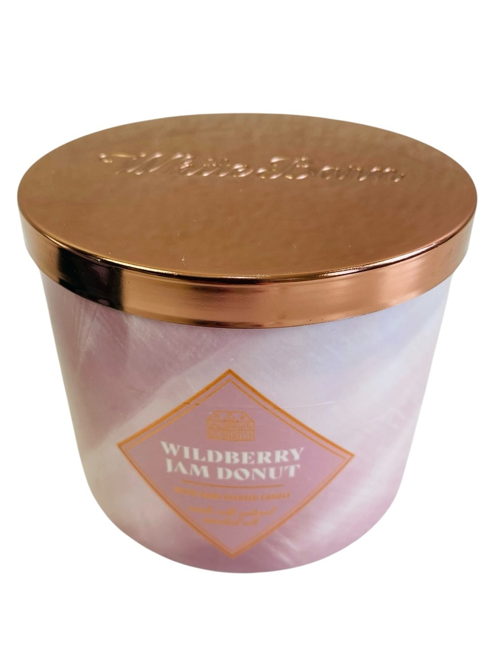 White Barn Bath And Body Works Wild Berry Jam Donut 3 Wick Candle 14.5oz